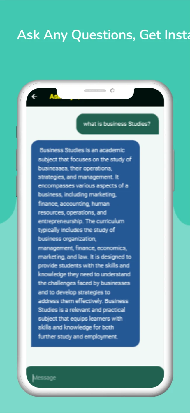 Business Studies (J.S.S 1-3) screenshot